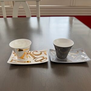 Art deco tea cup set